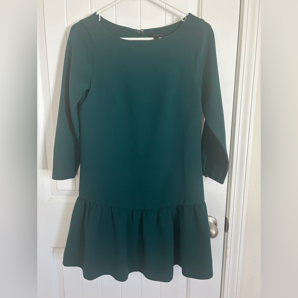 Elegant Green J Crew Dress